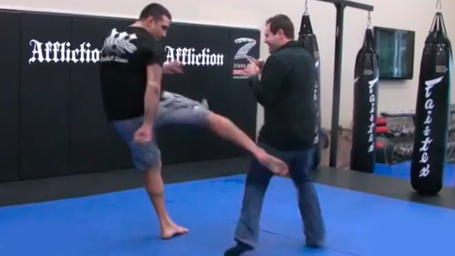 UFC Champ Fabricio Werdum -- Floors Reporter with Vicious Leg Kick ... Wasn't Even Trying! (VIDEO)