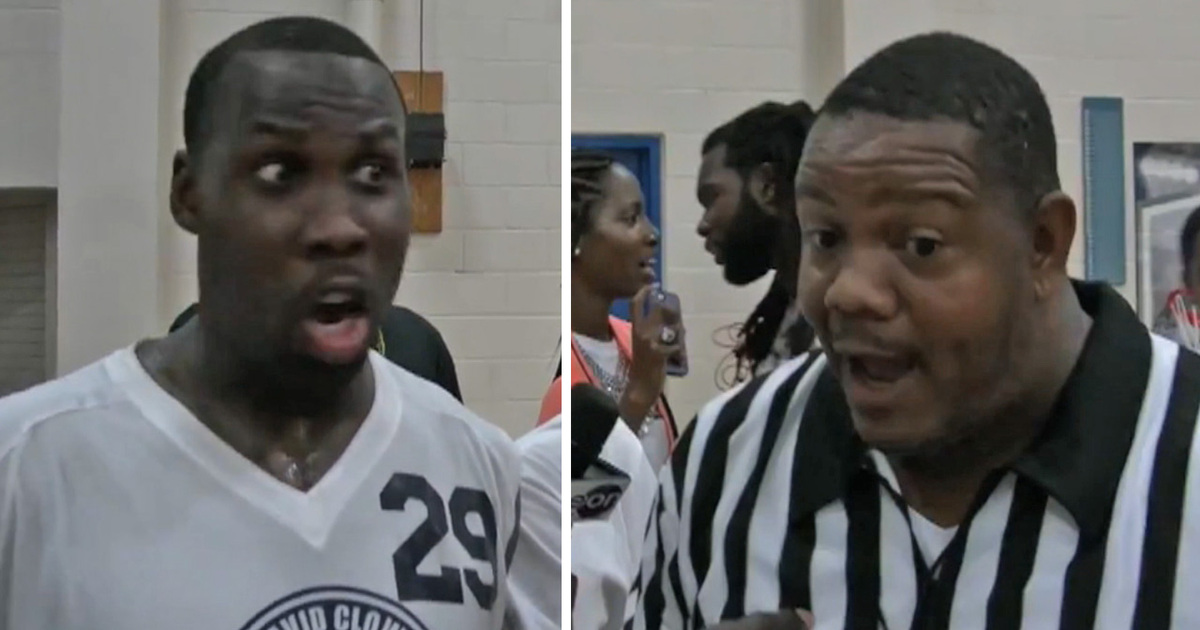 Anquan Boldin -- Clowns Ref at Celeb Hoops Game ... YOU SUCK!!!