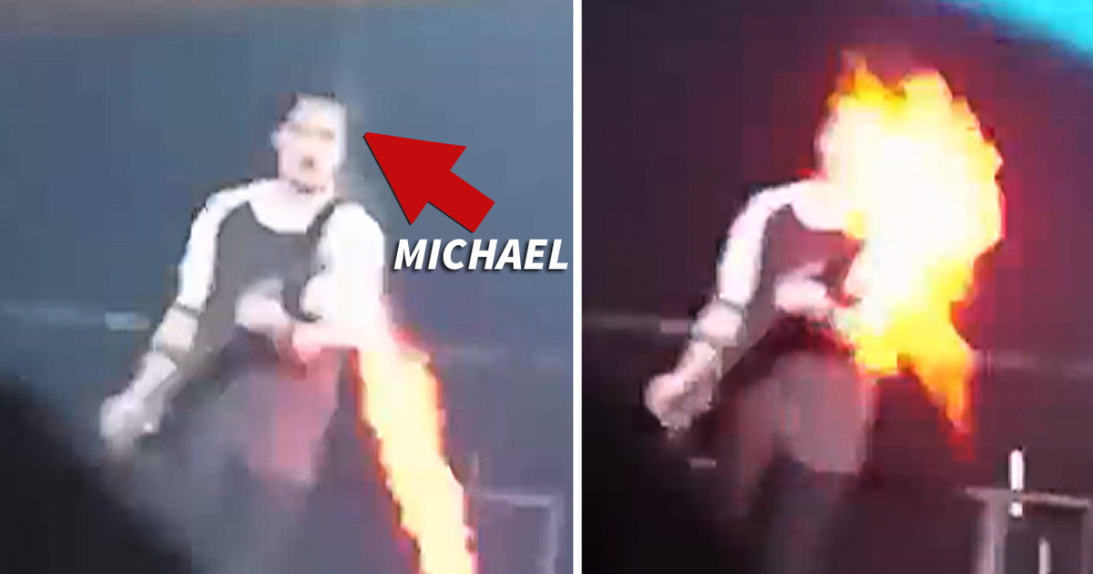 5 Seconds of Summer -- Band Member Torched During Concert (VIDEO)