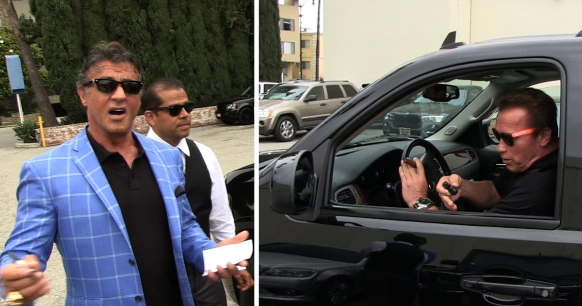 Arnold Schwarzenegger -- I'm a Pauper Compared to Sylvester Stallone (VIDEO)