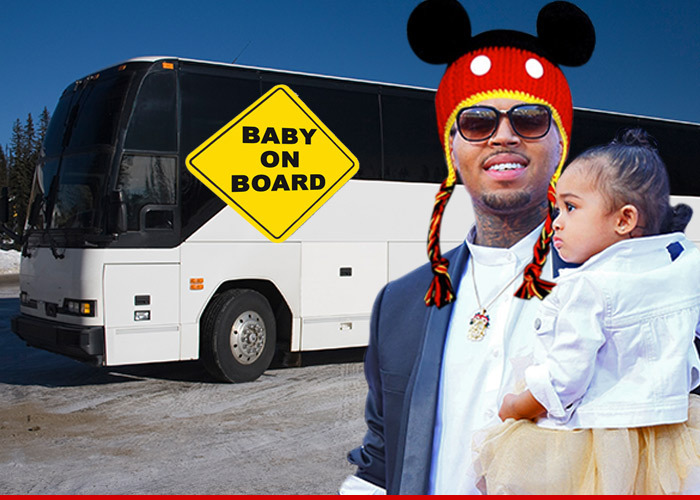 Chris Brown -- Back Off Groupies ... My Bus Is a No Ratchet Zone