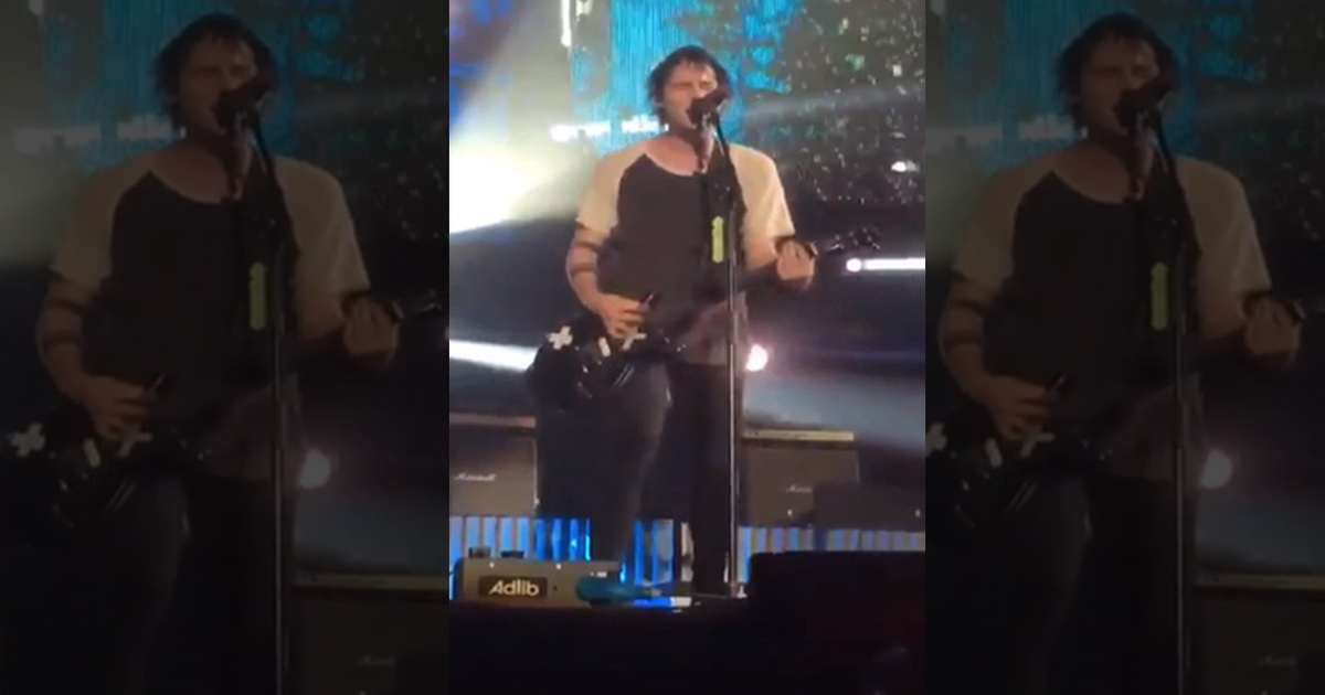 5 Seconds of Summer -- Guitarist Performs Day After He Was Lit On Fire (VIDEO)