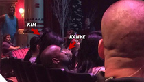 Kanye West -- Snoozing Kanye Called Out By Elsa At Disneyland 'Frozen' Show (PHOTO)