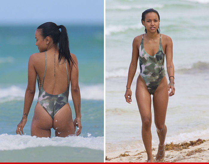 Karrueche Tran -- My Man Was Weak, But My Swimsuit Game Is Strong! (PHOTO)