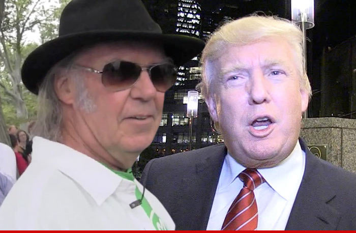 Neil Young -- I Got Beef with Candidate Donald Trump