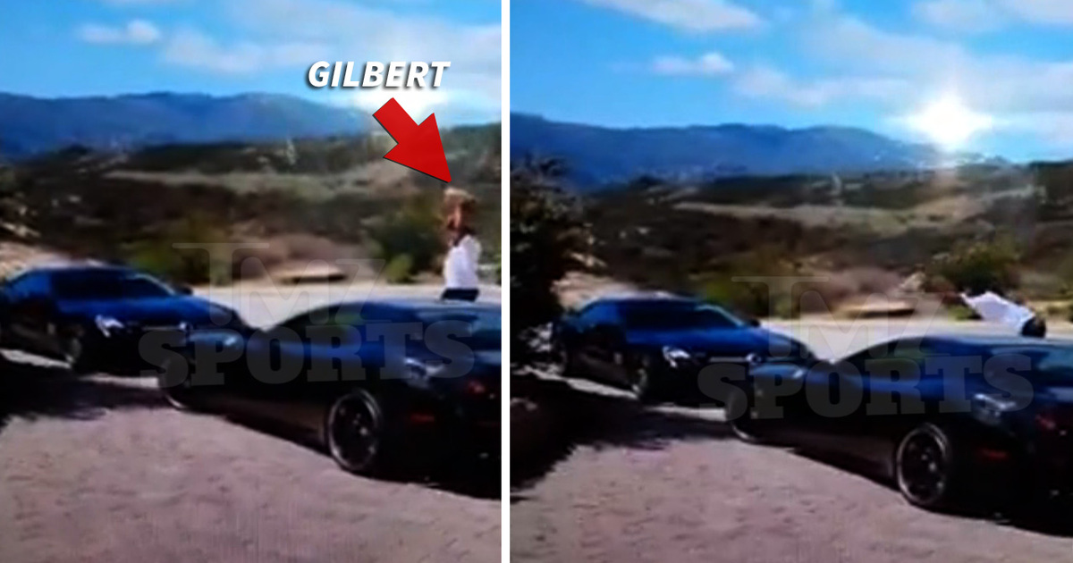 NBA's Gilbert Arenas -- Smashes Car With Cinder Block ... To Get Revenge On Baby Mama