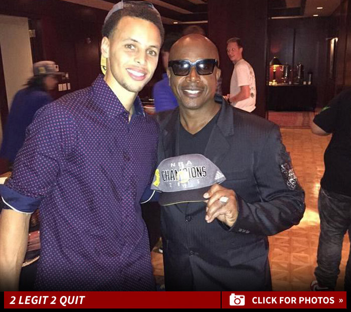 MC Hammer -- CAN'T TOUCH US ... Rages with NBA Champs!