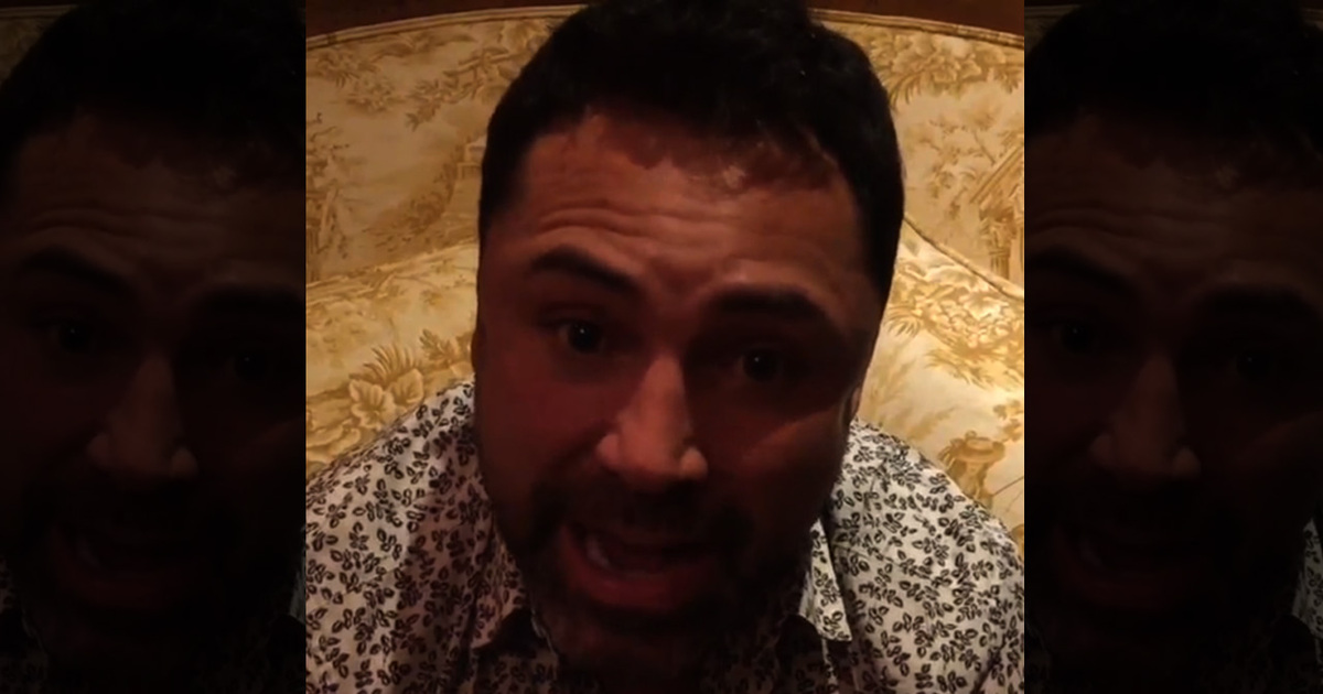 Oscar De La Hoya -- I'm Never Coming Back ... Not Even For Mayweather