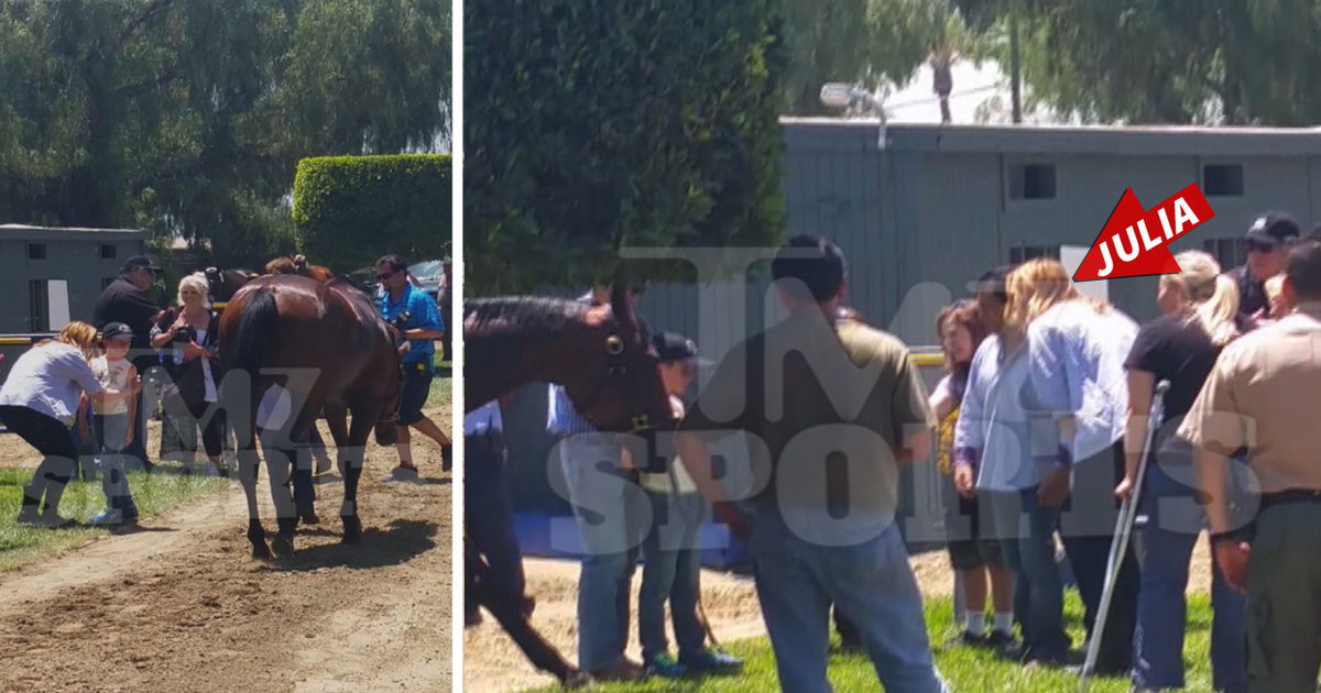 Julia Roberts -- American Sweetheart ... Meets American Pharoah
