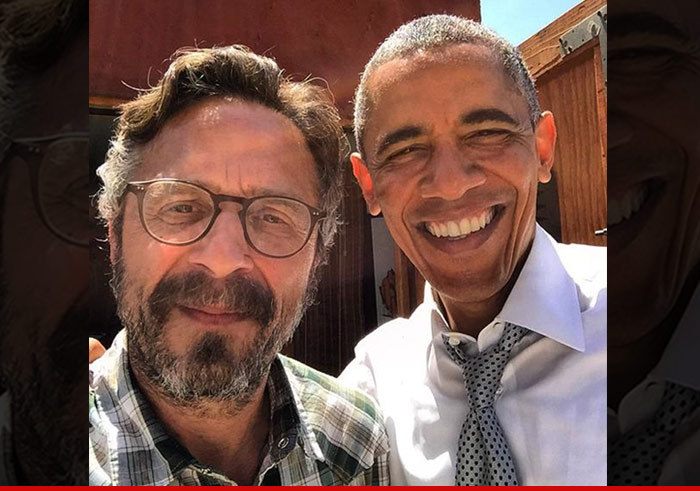 Marc Maron -- Selfie With Obama ... In His Garage