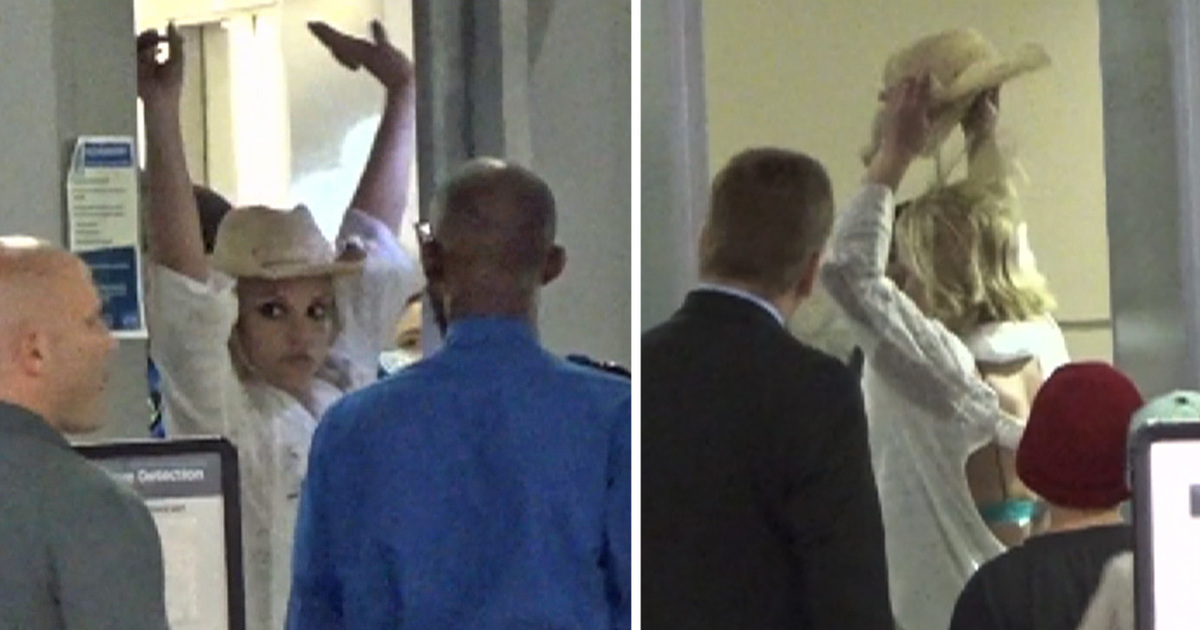 Britney Spears -- Totally TOXIC at TSA Checkpoint (VIDEO)