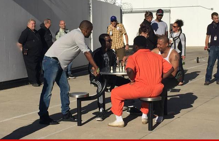 Chris Rock -- I'm Locked Up ... With Lucious Lyon! (PHOTO)