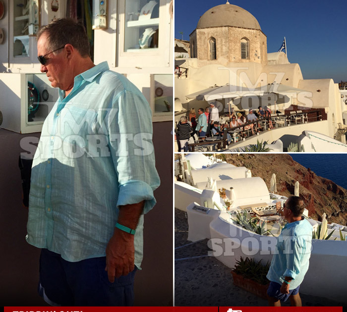 Bill Belichick -- All Greece'd Up ... During Tom Brady's Appeal (Pics)