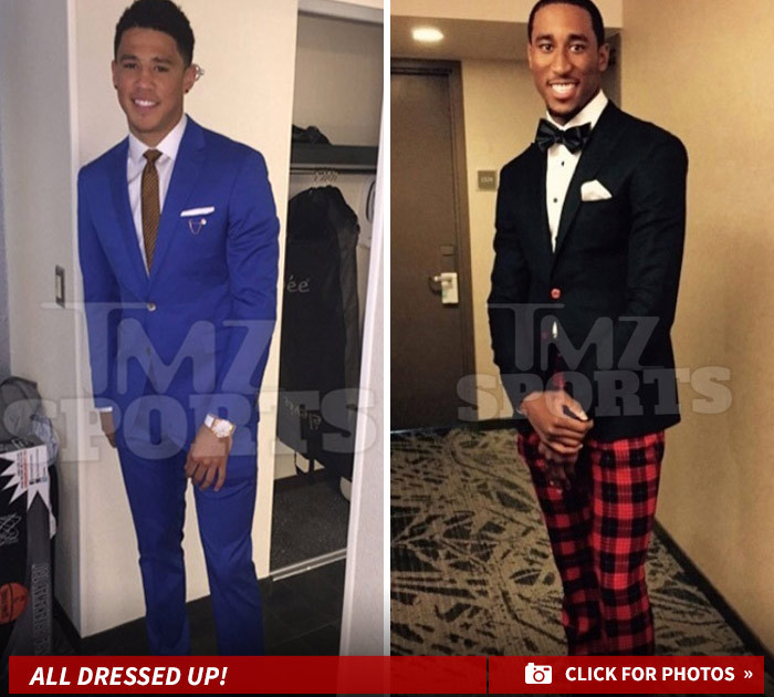 NBA Draft Pics -- Ballin' Out With Pimp Suits ... For Big Night