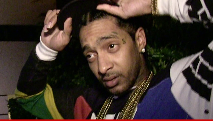 Nipsey Hussle -- Busted For Double Cupping in Burbank