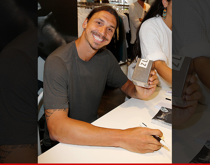 Zlatan Ibrahimovic -- Wanna Smell Like Me? ... Buy My Cologne.