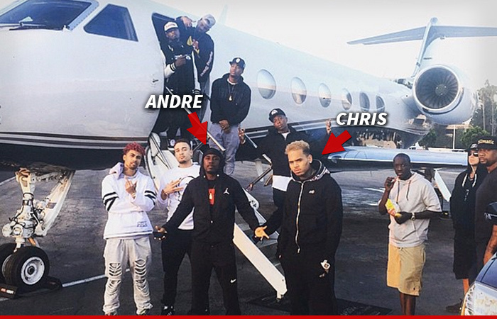 Chris Brown -- Jetting to Haiti w/ Andre Berto ... We're Here to Help!