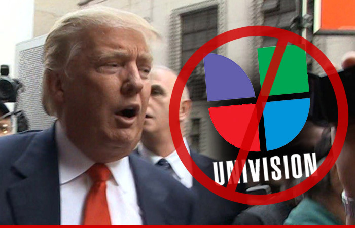 Donald Trump -- Univision Employees Will Be Stopped at the Border ... Of My Golf Club