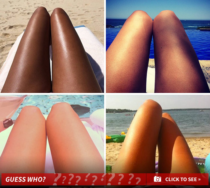 Famous Hot Dog Legs -- Guess Whose!