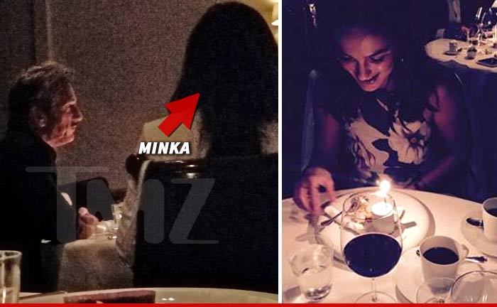 Sean Penn -- Charlize Who?  Gives Minka Kelly Birthday Dinner of a Lifetime