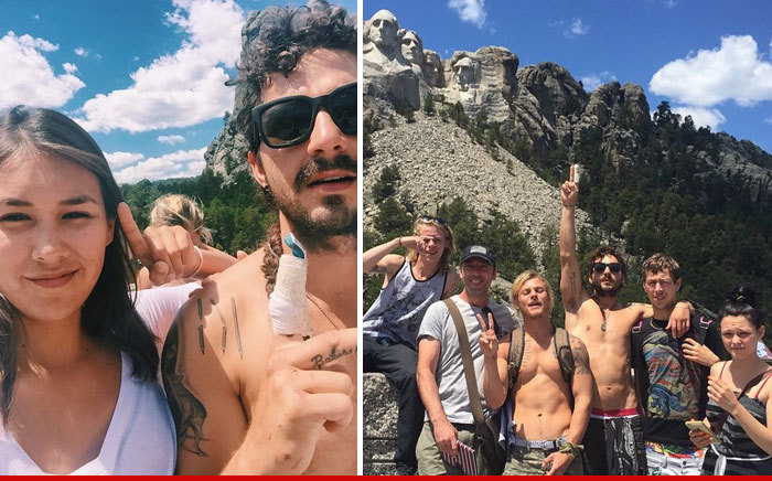 Shia LaBeouf -- Insane Patriotism At Mt. Rushmore (VIDEO)