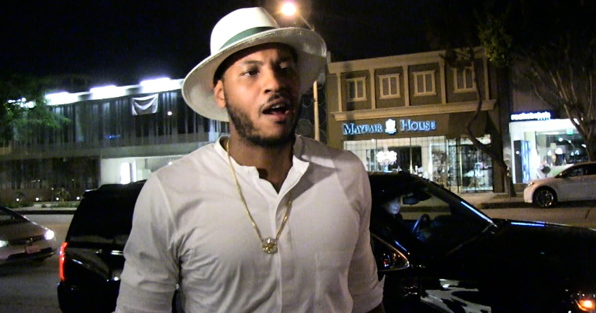 Carmelo Anthony -- 'I Really Love' Porzingis ... Meeting with Him Today