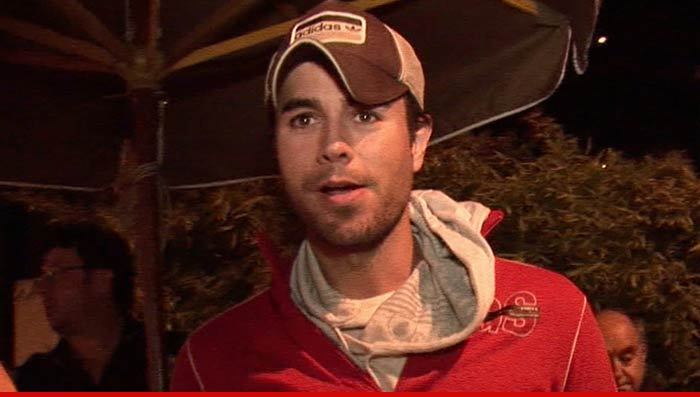 Enrique Iglesias -- Arrested for Driver's Seat Switcheroo