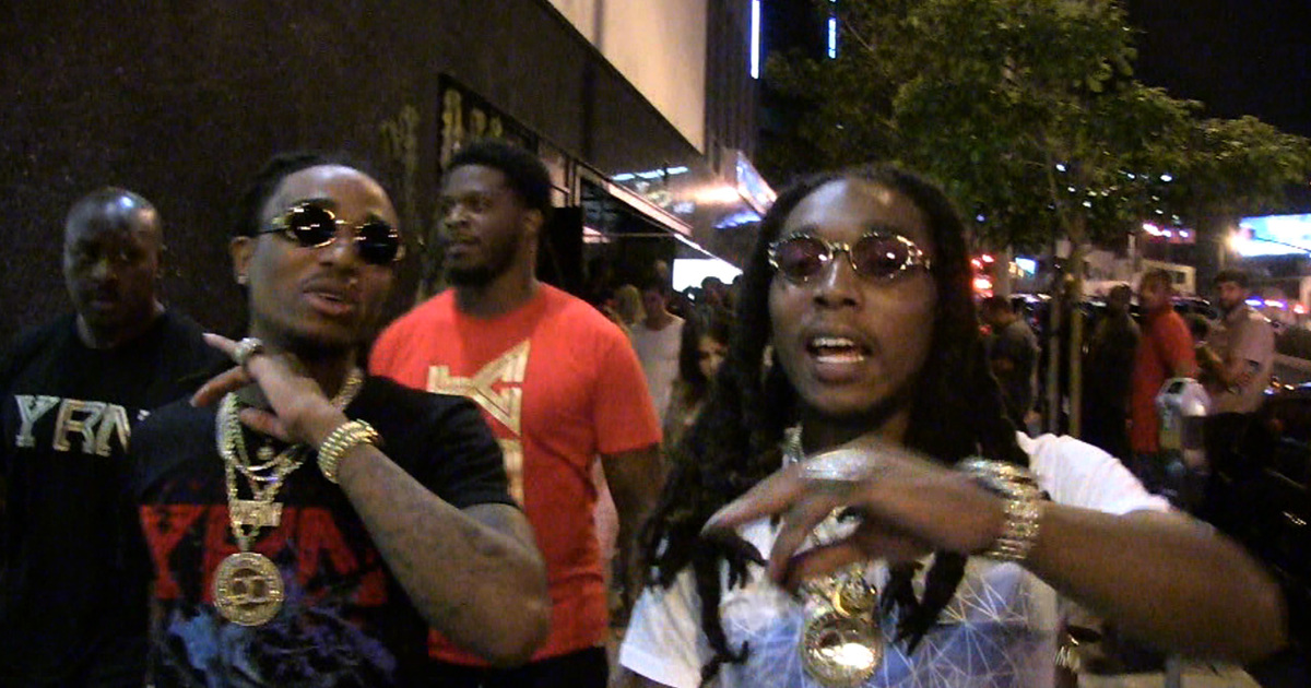 Migos -- Tom Brady Has a G-Pass ... 'Cause He Danced To Our Music