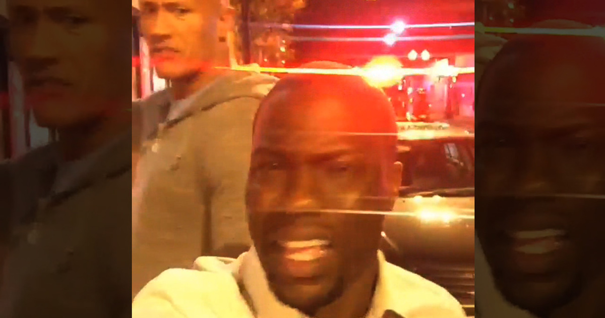 Kevin Hart & The Rock -- Smoke on Movie Set Sparks 'Beef' with Fire Chief (VIDEO)