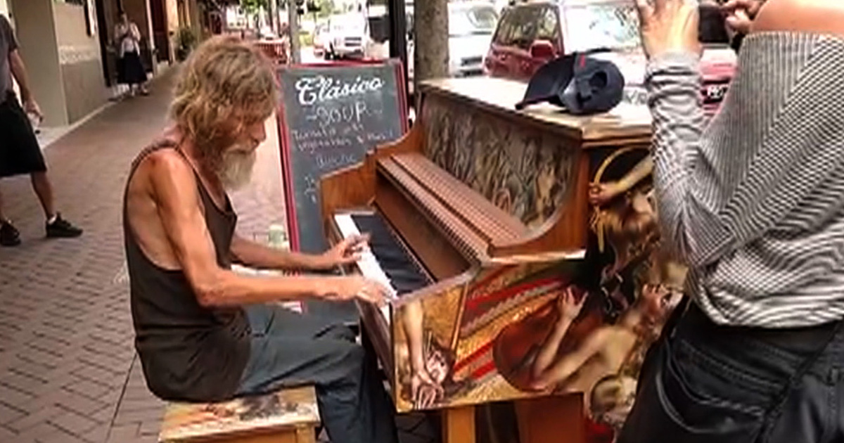 This Homeless Man's Talent Will Make You Cry