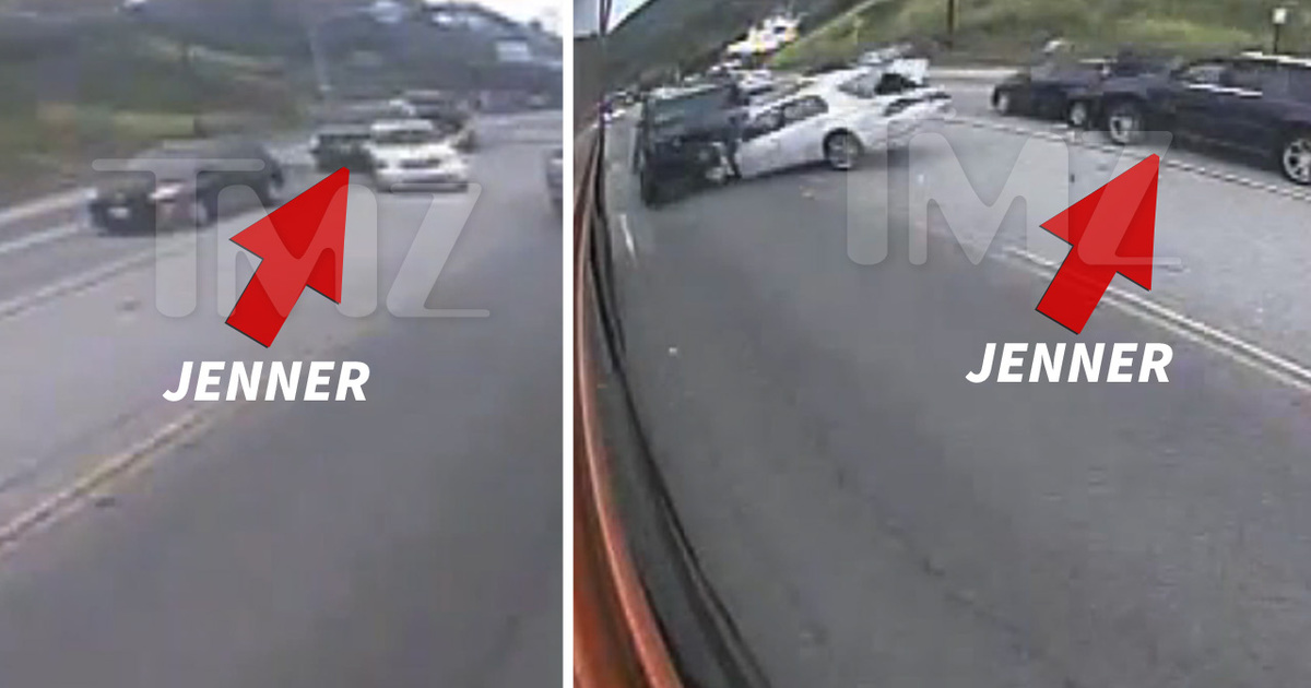 Bruce Jenner Fatal Crash -- First Bus Surveillance Video
