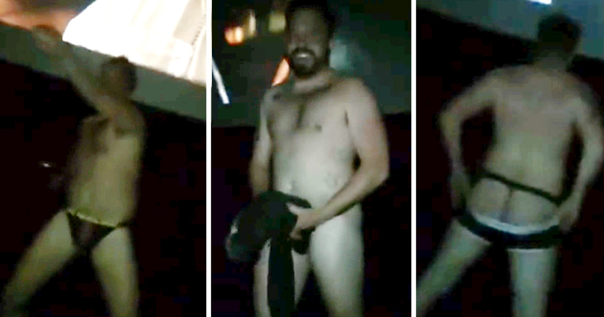 Magic Mike XXL -- Fan Fails At Public Strip Tease During Showing