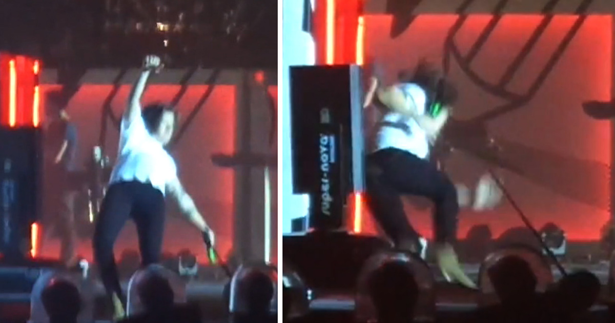 Harry Styles –- Can't Pull Out of Epic Fall On Stage (VIDEO)