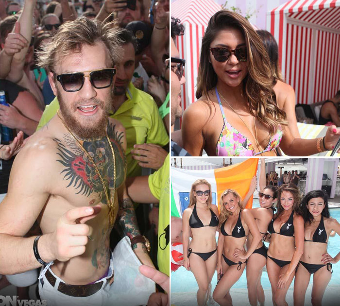 UFC's Conor McGregor -- Vegas Bikini Pool Party ... After Big Victory