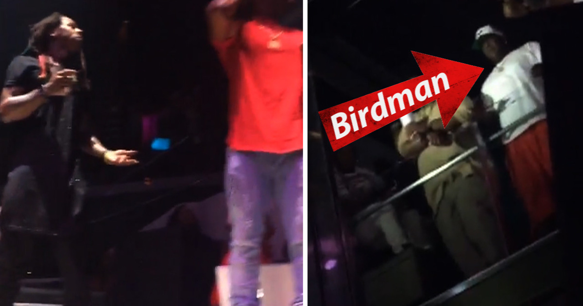 Lil Wayne -- Birdman Dumped a Drink on Me! (VIDEO)