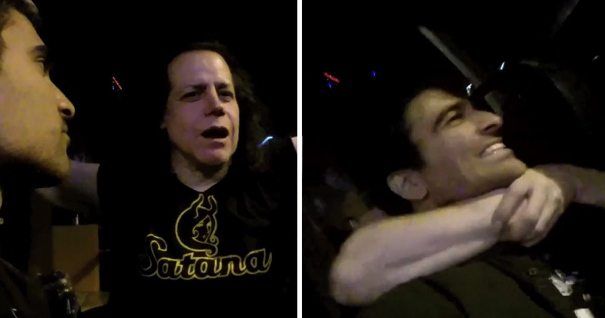 Danzig -- I Said, NO PHOTOS!! Puts Fan In Headlock (VIDEO)