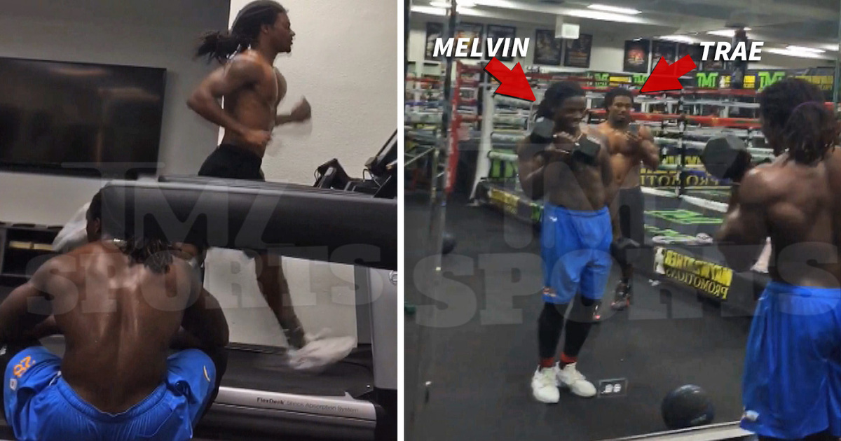 Floyd Mayweather -- Invites 2 NFL Rookies ... For Private Gym Workout