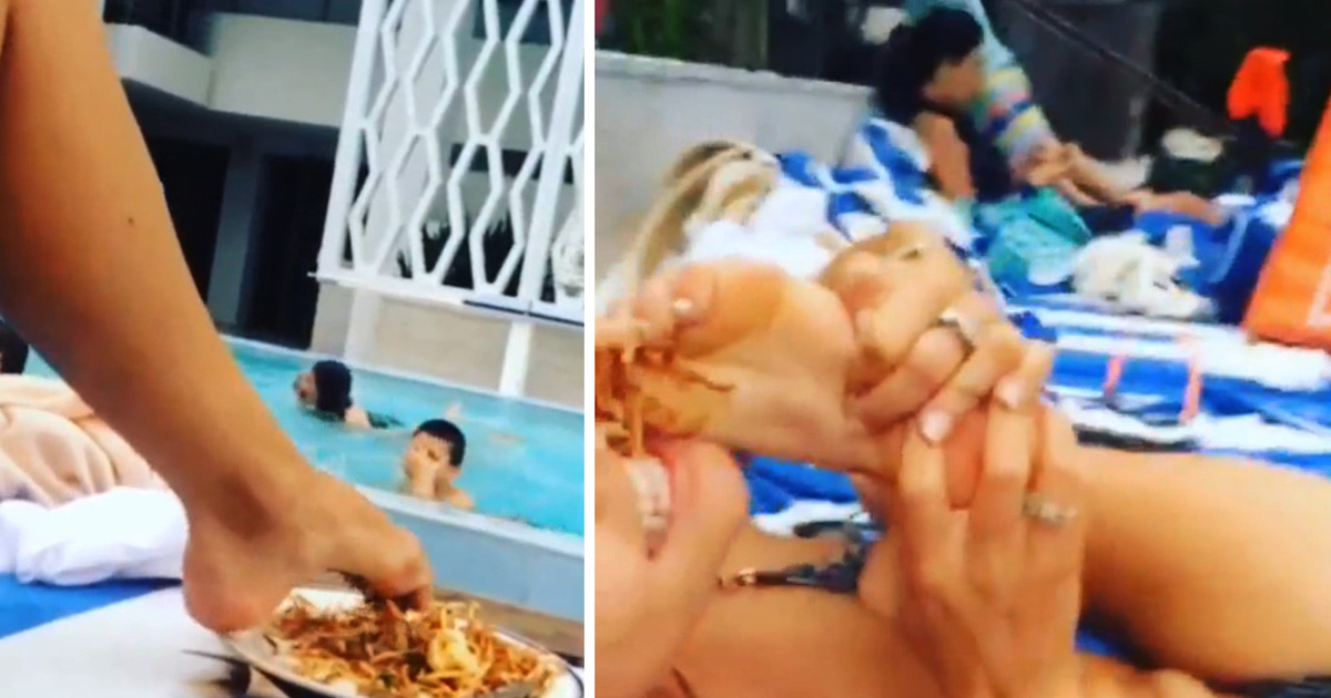 S.I. Swimsuit Model Nina Agdal -- Foot Fetish for National French Fry Day (VIDEO)