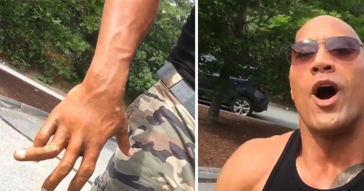 The Rock -- Hey Jimmy ... Look What Happened to My Ring Finger (VIDEO)