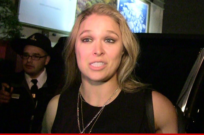 Ronda Rousey -- Hospitalized After Brutal Knock Out