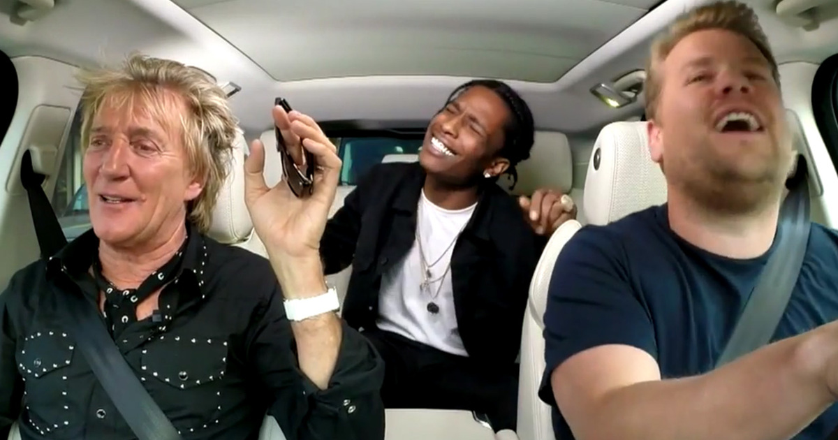 Rod Stewart -- Epic Sing-A-Long With A$AP Rocky (Video)