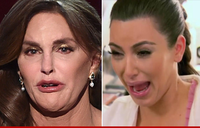 Caitlyn vs. Kim -- Who's Got a Better Cry Face?