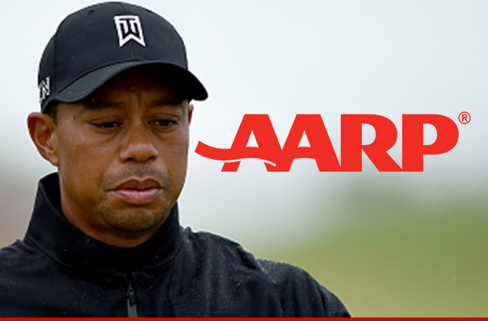 Tiger Woods -- Ripped By AARP ... Better to Be Old, Than to Suck