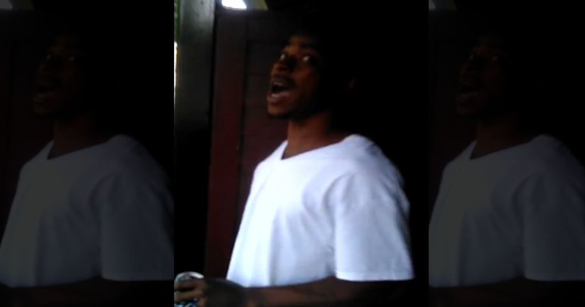 Guy Gets Shot on Camera