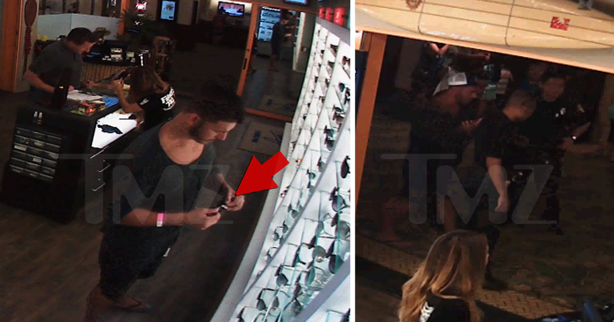 Vanderpump Rules' Jax Taylor--Surveillance Video ... Watch Him Steal Sunglasses