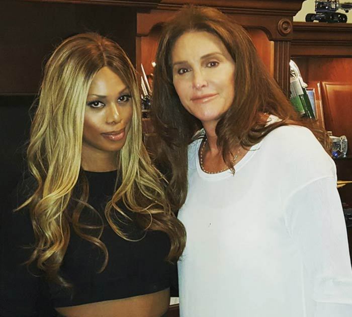 Caitlyn Jenner -- Finally Face-to-Face With Laverne Cox (PHOTO)