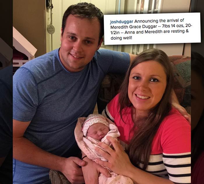 Josh Duggar -- It's a Girl! (PHOTO)