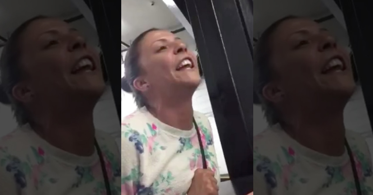 Epic Tirade -- Racist Woman Rips Poor Parking Garage Employee