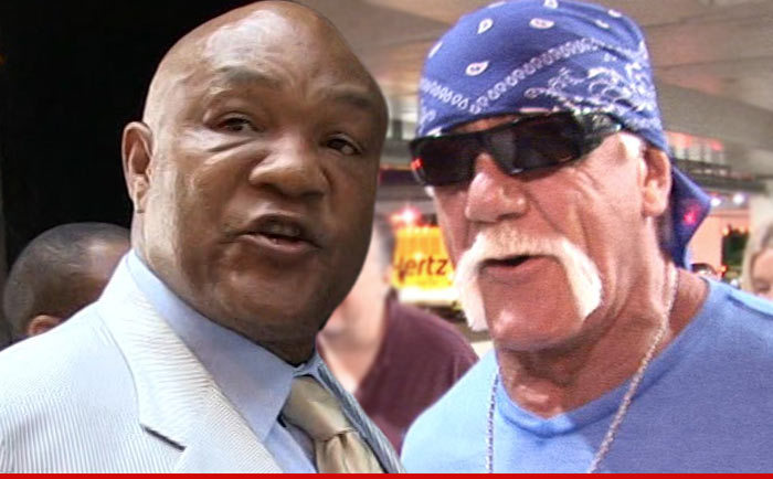 George Foreman -- Quit Grilling Hulk Hogan ... He's a 'Good Guy'