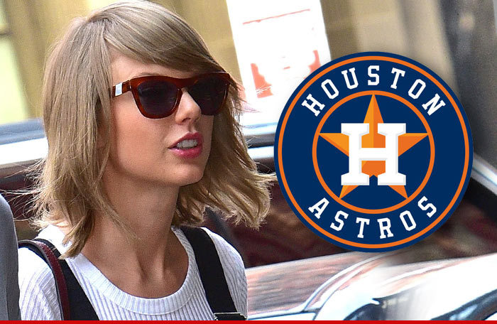 Taylor Swift -- Does Solid For Houston Astros ... Or Just Jinxed Them